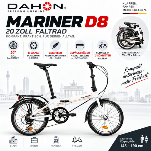 Dahon mariner faltrad - d8,